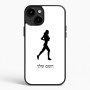 כיסוי בעיצוב אישי עם השם שלך לדגם - Apple iPhone 15 Plus בעיצוב רץ רץ אישה