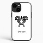 כיסוי בעיצוב אישי עם השם שלך לדגם - Apple iPhone 15 Plus בעיצוב פרחי קרן