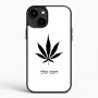 כיסוי בעיצוב אישי עם השם שלך לדגם - Apple iPhone 15 Plus בעיצוב עלה מריחואנה - גראס
