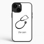 כיסוי בעיצוב אישי עם השם שלך לדגם - Apple iPhone 15 Plus בעיצוב סטטוסקופ רופא