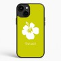 כיסוי בעיצוב אישי עם השם שלך לדגם - Apple iPhone 15 Plus בעיצוב פרח היביסקוס