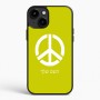 כיסוי בעיצוב אישי עם השם שלך לדגם - Apple iPhone 15 Plus בעיצוב סמל השלום