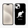 כיסוי בעיצוב אישי עם השם שלך לדגם - Apple iPhone 15 Plus בעיצוב קנגורו