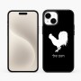 כיסוי בעיצוב אישי עם השם שלך לדגם - Apple iPhone 15 Plus בעיצוב תרנגול