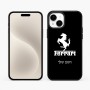 כיסוי בעיצוב אישי עם השם שלך לדגם - Apple iPhone 15 Plus בעיצוב פרארי