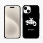 כיסוי בעיצוב אישי עם השם שלך לדגם - Apple iPhone 15 Plus בעיצוב הארלי-דיווידסון
