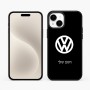 כיסוי בעיצוב אישי עם השם שלך לדגם - Apple iPhone 15 Plus בעיצוב פולקסווגן
