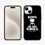 כיסוי בעיצוב אישי עם השם שלך לדגם - Apple iPhone 15 Plus בעיצוב מלך הגריל