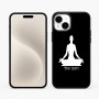 כיסוי בעיצוב אישי עם השם שלך לדגם - Apple iPhone 15 Plus בעיצוב אימון יוגה
