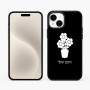 כיסוי בעיצוב אישי עם השם שלך לדגם - Apple iPhone 15 Plus בעיצוב פרח