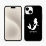 כיסוי בעיצוב אישי עם השם שלך לדגם - Apple iPhone 15 Plus בעיצוב בתולת ים - אישה