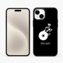 כיסוי בעיצוב אישי עם השם שלך לדגם - Apple iPhone 15 Plus בעיצוב תקליטור - אזור מוזיקה