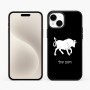 כיסוי בעיצוב אישי עם השם שלך לדגם - Apple iPhone 15 Plus בעיצוב מזלות - שור