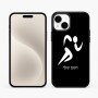 כיסוי בעיצוב אישי עם השם שלך לדגם - Apple iPhone 15 Plus בעיצוב רצים אולימפיים