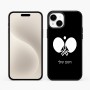 כיסוי בעיצוב אישי עם השם שלך לדגם - Apple iPhone 15 Plus בעיצוב פינג פונג