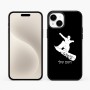 כיסוי בעיצוב אישי עם השם שלך לדגם - Apple iPhone 15 Plus בעיצוב סנובורדיסט