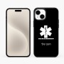 כיסוי בעיצוב אישי עם השם שלך לדגם - Apple iPhone 15 Plus בעיצוב חובש