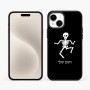כיסוי בעיצוב אישי עם השם שלך לדגם - Apple iPhone 15 Plus בעיצוב סקלטון