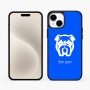 כיסוי בעיצוב אישי עם השם שלך לדגם - Apple iPhone 15 Plus בעיצוב פרצוף בולדוג