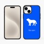 כיסוי בעיצוב אישי עם השם שלך לדגם - Apple iPhone 15 Plus בעיצוב כלב