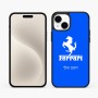 כיסוי בעיצוב אישי עם השם שלך לדגם - Apple iPhone 15 Plus בעיצוב פרארי