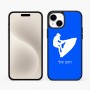 כיסוי בעיצוב אישי עם השם שלך לדגם - Apple iPhone 15 Plus בעיצוב אופנוע ים