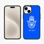 כיסוי בעיצוב אישי עם השם שלך לדגם - Apple iPhone 15 Plus בעיצוב חמסה - קבלה