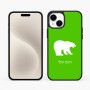 כיסוי בעיצוב אישי עם השם שלך לדגם - Apple iPhone 15 Plus בעיצוב דוב