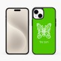 כיסוי בעיצוב אישי עם השם שלך לדגם - Apple iPhone 15 Plus בעיצוב פרפר