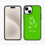כיסוי בעיצוב אישי עם השם שלך לדגם - Apple iPhone 15 Plus בעיצוב חתול