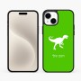 כיסוי בעיצוב אישי עם השם שלך לדגם - Apple iPhone 15 Plus בעיצוב דינוזאור