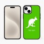 כיסוי בעיצוב אישי עם השם שלך לדגם - Apple iPhone 15 Plus בעיצוב קנגורו