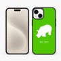 כיסוי בעיצוב אישי עם השם שלך לדגם - Apple iPhone 15 Plus בעיצוב קרנף
