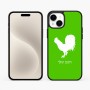 כיסוי בעיצוב אישי עם השם שלך לדגם - Apple iPhone 15 Plus בעיצוב תרנגול