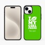 כיסוי בעיצוב אישי עם השם שלך לדגם - Apple iPhone 15 Plus בעיצוב לנשק את החברה שלי