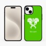 כיסוי בעיצוב אישי עם השם שלך לדגם - Apple iPhone 15 Plus בעיצוב פרחי קרן