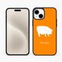 כיסוי בעיצוב אישי עם השם שלך לדגם - Apple iPhone 15 Plus בעיצוב חזיר