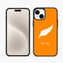 כיסוי בעיצוב אישי עם השם שלך לדגם - Apple iPhone 15 Plus בעיצוב נוצת נוצה
