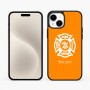כיסוי בעיצוב אישי עם השם שלך לדגם - Apple iPhone 15 Plus בעיצוב כבאי - תגית