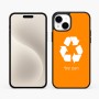כיסוי בעיצוב אישי עם השם שלך לדגם - Apple iPhone 15 Plus בעיצוב למחזר