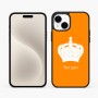 כיסוי בעיצוב אישי עם השם שלך לדגם - Apple iPhone 15 Plus בעיצוב כתר מלכותי