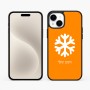 כיסוי בעיצוב אישי עם השם שלך לדגם - Apple iPhone 15 Plus בעיצוב שלג