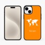 כיסוי בעיצוב אישי עם השם שלך לדגם - Apple iPhone 15 Plus בעיצוב מפת העולם