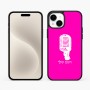 כיסוי בעיצוב אישי עם השם שלך לדגם - Apple iPhone 15 Plus בעיצוב מיקרופון