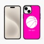 כיסוי בעיצוב אישי עם השם שלך לדגם - Apple iPhone 15 Plus בעיצוב כדורסל