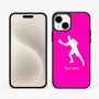 כיסוי בעיצוב אישי עם השם שלך לדגם - Apple iPhone 15 Plus בעיצוב שחקן פינג פונג