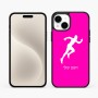כיסוי בעיצוב אישי עם השם שלך לדגם - Apple iPhone 15 Plus בעיצוב רץ