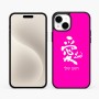 כיסוי בעיצוב אישי עם השם שלך לדגם - Apple iPhone 15 Plus בעיצוב אהבה באותיות יפניות