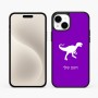 כיסוי בעיצוב אישי עם השם שלך לדגם - Apple iPhone 15 Plus בעיצוב דינוזאור