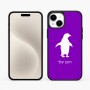כיסוי בעיצוב אישי עם השם שלך לדגם - Apple iPhone 15 Plus בעיצוב פינגווין